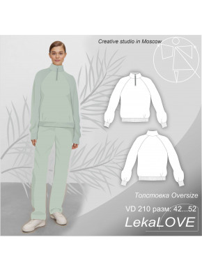 VD 210 Толстовка Oversize